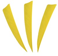PG1ARCHERY 50 pièces 4 "bouclier plume de dinde aile gauche tir à l'arc empennage bricolage accessoire d'arc classique traditionnel pour la chasse