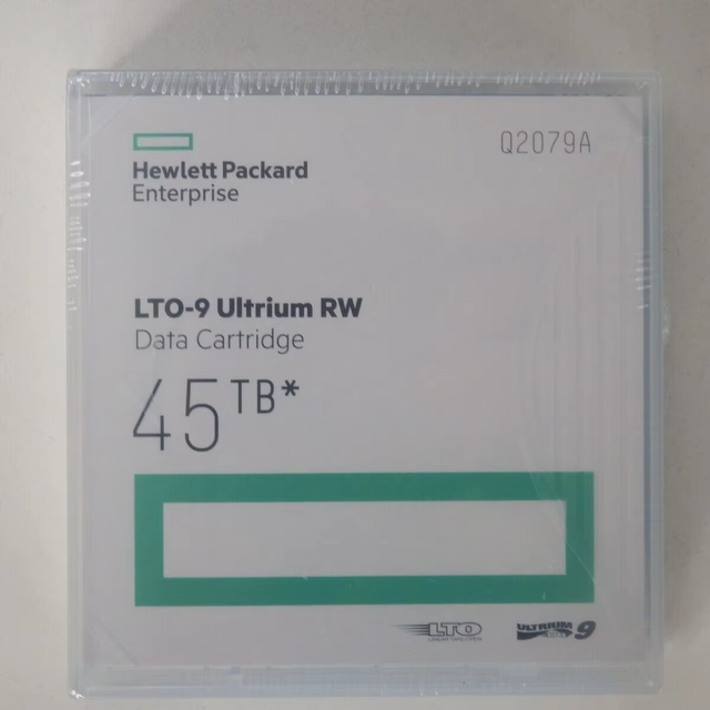 Q2079A LTO-9 Ultrium 28.8PB Capacity 72.45TB/hr Transfer Rate 3U Form Factor Data Cartridge Drive Storage Device Stock HPE