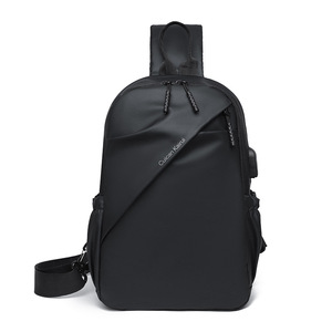 Sac à bandoulière unisexe décontracté en nylon grande capacité, sac de poitrine léger pour voyage et sport en plein air - Product Image 3