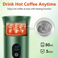 Machine à expresso portable rechargeable USB/électrique 3-en-1 pour voiture et camping-car, utilisation en extérieur, camping, randonnée, maison