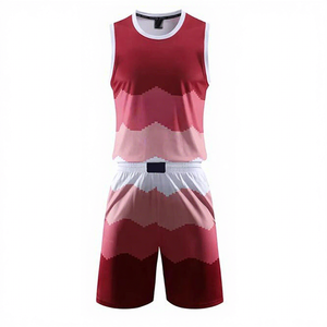 Tenue de basket-ball pour hommes fabriquée au Pakistan, maillot et short d'équipe, 100% polyester, séchage rapide et respirant, couleurs personnalisées - Product Image 1