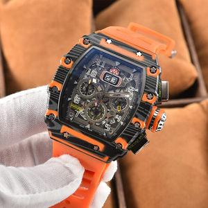 High Quality Men's Quartz Silicone Tape Watch Multi-Functional Barrel Sports Leisure Antique Style 18mm Alloy - Product Image 3