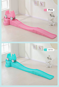 สกู๊ตเตอร์รถพลาสติกสามขั้นตอนสนามเด็กเล่นสีสันสดใสชุดสไลเดอร์เด็ก - Product Image 3