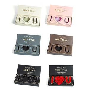Valentine's Day New Rectangular I Love You Gift Box 1314 Drawer Surprise Flower Box Flower Gift Box S