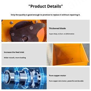 <b>Small</b> Multi-Functional <b>Grinder</b> Motor for Grains Cereals Corn Agricultural Chemicals Granules High-Efficiency Fine Grinding - Product Image 2