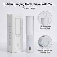 Lanterne de camping pliable à batterie lithium rechargeable par USB, lumière LED pour tente, étanche IP55, portable pour l'extérieur, charge par Type-C, bouton de charge