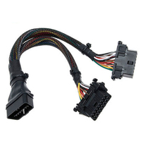 Cable de Extensión OBD2 Uno a Dos, Cable de Extensión OBD GPS Tipo Y para Adaptadores GPS OBD