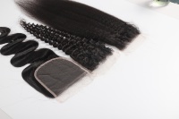 Expédition Rapide Cheveux Humains Vierges Birmans 100% Naturels pour Lace Frontale HD Transparente Sans Colle 13x4 Pouces Haute Qualité Densité 130%