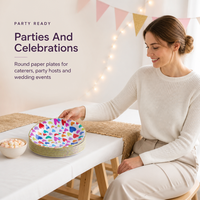 Ensemble de 9 assiettes et gobelets en papier jetables de qualité alimentaire pour fête d'anniversaire, mariage, baby shower, vaisselle en gros, approvisionnement en vrac