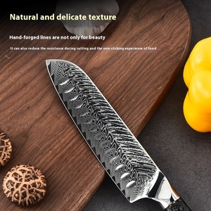 Thép không gỉ hiện đại bền vững xuyên biên giới nhà bếp đầu bếp dao đặt G10 xử lý thuận tay trái 13.75in lưỡi dao Nhật Bản bánh mì - Product Image 4