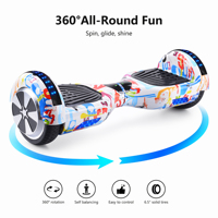 Ventes chaudes : Hoverboard auto-équilibré à deux roues, vitesse 12 km/h, scooter électrique tout-terrain, scooter intelligent, Bluetooth, Escooter