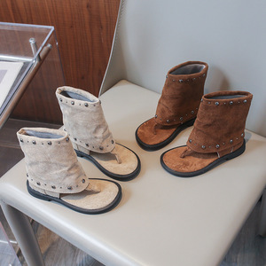 <span class=keywords><strong>Sandales</strong></span> d'été pour filles 2026 : Nouvelles bottes à rivets tendance, design moderne, <span class=keywords><strong>sandales</strong></span> pour enfants - Product Image 1