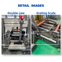 Scie à ruban métallique automatique GS400, machine de découpe de métal CNC, commande PLC, coupe continue, scie à ruban métallique pour la production en série