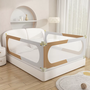 Moderna Barriera di Protezione in Metallo per Lettino e Box per Bambini - Uso in Camera da Letto/Soggiorno - Product Image 5