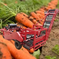 Motoculteur de pommes de terre doux à bas prix motoculteur équipement de récolte de carottes machine