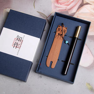 Marcadores de madera cortados con láser de alta calidad, accesorios de lectura en relieve Vintage clásicos, marcas de <span class=keywords><strong>libro</strong></span> clásicas chinas personalizadas - Product Image 1