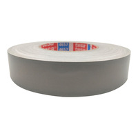 Haute résistance tesa 4657 0.29mm bouchage noir et gris ruban adhésif à base de caoutchouc conduit ruban en tissu enduit acrylique