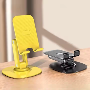 Wholesale Lemonyellow 360 Degree <b>Rotation</b> Foldable Mobile Phone Holder Tablet Cover Folding Stand Aluminum Desktop Bracket - Product Image 4
