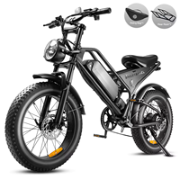 Vélo électrique robuste à gros pneu avec moteur de moyeu arrière et moteur sans balais à batterie au lithium VTT tout-terrain pour terrain de montagne