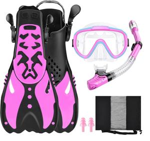 <span class=keywords><strong>Precio</strong></span> de fábrica de alta calidad Junior Kids Diving Set Snorkel Set con bolsa de malla - Product Image 3