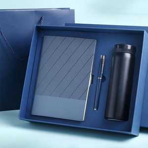 Articles promotionnels <span class=keywords><strong>2026</strong></span> Carnet en cuir PU Cadeau d'affaires exécutif Papeterie d'entreprise Cadeau personnalisé Bureau A5 avec stylo Coffret cadeau - Product Image 1