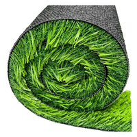 Revêtement de sol extérieur en plastique imperméable, hauteur de pile 20 mm et 10 mm, gazon synthétique souple pour terrains de football, de hockey et de putting green