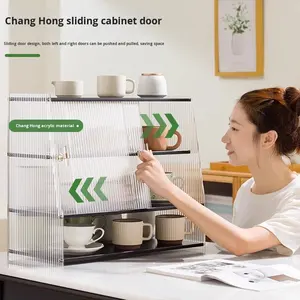 Porte-gobelet <span class=keywords><strong>en</strong></span> <span class=keywords><strong>bambou</strong></span>, support de rangement pour tasse à café, étagère <span class=keywords><strong>d</strong></span>'organisation moderne et simple de luxe léger haut de gamme - Product Image 4