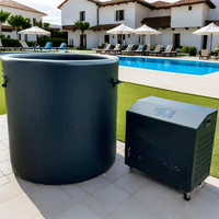 OEM/ODM refroidisseur extérieur portable bain de glace filtre à ozone personnalisé nouveau design froid plongeant récupération compresseur pompe composants du noyau