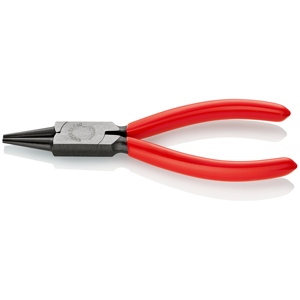 KNIPEX 22 01 140 Alicates de punta redonda con revestimiento de plástico negro 140 mm - Product Image 1