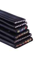 Fil/Câble de Pompe d'Irrigation Submersible Plat 14AWG~1AWG Isolation PVC/Caoutchouc 3/4 Noyaux 1.5mm2~95mm2