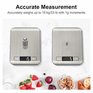 Wholesale Factory Best Seller 5kg Stainless Steel 1g Accuracy Battery Powered Waterproof Portable Electronic Digital <b>Kitchen</b> - Product Image 2