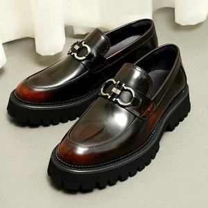 Men's Casual Shoes Autumn Party Dress Shoes Handcrafted Oxford Shoes Business Breathable Leather Shoes Fashionable Classic - Product Image 2