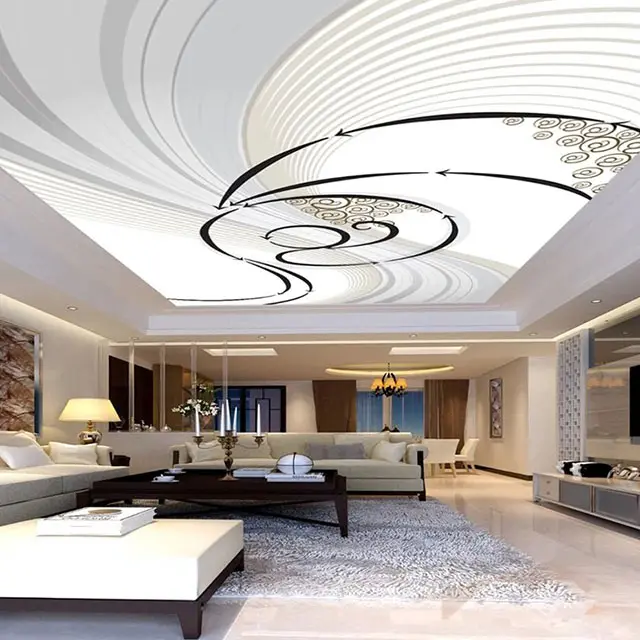 2022 New Design Modern Glossy Printing Custom Pvc stretch Ceiling Board