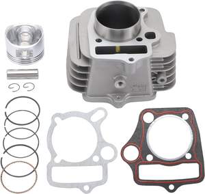 Алюминиевый цилиндр с большим отверстием 52,4 мм с поршневым кольцом для замены <span class=keywords><strong>Lifan</strong></span> 110cc 125cc - Product Image 1