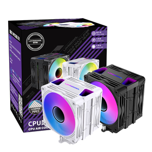 Lovingcool พัดลม <span class=keywords><strong>CPU</strong></span> 120มม., พัดลมระบายความร้อนสำหรับเล่นเกมใหม่พร้อมท่อทองแดงความร้อน6ท่อเคสคอมพิวเตอร์ระบายความร้อนสำหรับ Intel for AMD - Product Image 1