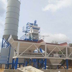 Hiệu suất tốt hzs 25 35 50 60 75 m³/h sẵn sàng trộn bê tông di động trộn nhà máy trạm trộn bê tông di động - Product Image 5