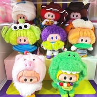 Figurines d'action MINISO originales, pendentifs poupées MINISO YOYO, jouets MINISO YOYO - 5 pendentifs poupées en peluche de la série Cute Together, boîte mystère