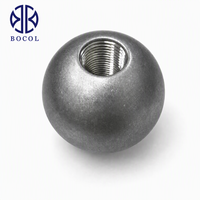 Bille en alliage d'aluminium massif filetée CNC M6 M8 M10 avec trou taraudé sur mesure pour poignée de valve, bouton de meuble, roulement à billes