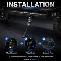 Béquille latérale robuste et durable pour trottinette électrique Carbonrevo Dualtron, compatible et résistante à l'usure
