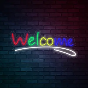 You're Like So Pretty The World Is Yours Custom Welcome Letter Led Neon Sign Advertising Board For Front Door