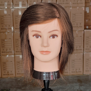 Cabeza de Maniquí de peluquería para hombres, modelo de Maniquí de peluquería con barba grande, práctica de corte de cabello humano, para salón de belleza - Product Image 4
