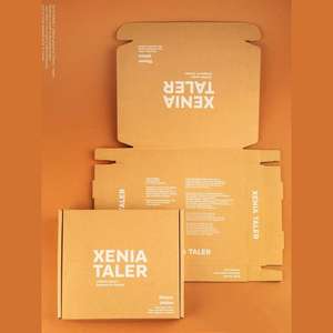 Cajas de Embalaje Cuadradas para Sándwiches, Logotipo Personalizado, Papel Kraft Mate Biodegradable Ecológico, Caja de Regalo de Alta Gama Reciclable - Product Image 4