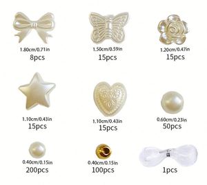 Accessoires de mariée, embellissements en dentelle, ensemble de perles DIY à 10 compartiments - Product Image 2