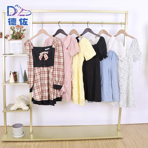 Grosir Gaun Wanita Dewasa Campuran Bekas Berkualitas Elegan Kasual Bahan Polyester/Katun Bernapas Model Musim Panas Dezo A02-2 Minimum - Product Image 3