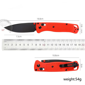 سكين جيب قابل للطي BM533 للاستخدام الخارجي والتكتيكي، بشفرة من الفولاذ المقاوم للصدأ 3cr ومقبض من النايلون، أداة EDC للأعمال اليدوية - Product Image 2