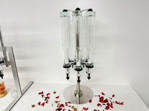 Macchina Riempitrice per Profumi di Nuovo Design, Circolare e Dorata, con Distributore a 6 Flaconi, Ideale per Bar dei Profumi - Product Image 6