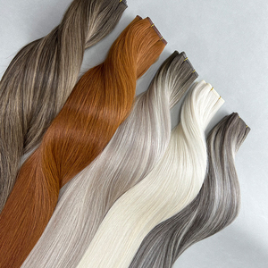Extensiones <span class=keywords><strong>de</strong></span> Cabello Genius Weft para Cabello Fino y Delgado, 100% Remy, Ultra Planas, Invisibles, Sin Costuras, Se Pueden Cortar, Sin Desprendimiento, Venta del Proveedor - Product Image 3