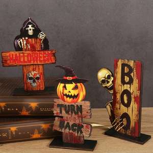 Nouvelle Décoration d'Halloween pour Extérieur : Prise de Sol pour Patio, Décoration de Pelouse, Prise de Sol d'Ambiance Horreur, Décoration de Table, Ornements Décoratifs - Product Image 1
