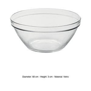 Bol à salade empilable en verre trempé Pompei Ø 6 cm Bormioli Rocco - Product Image 3