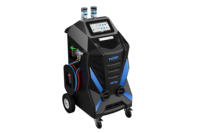 Équipement d'Entretien Automobile Tricar 870 Double Gaz Entièrement Automatique – Unité de Service de Recharge de Climatisation R134A et Station de Récupération de Gaz
